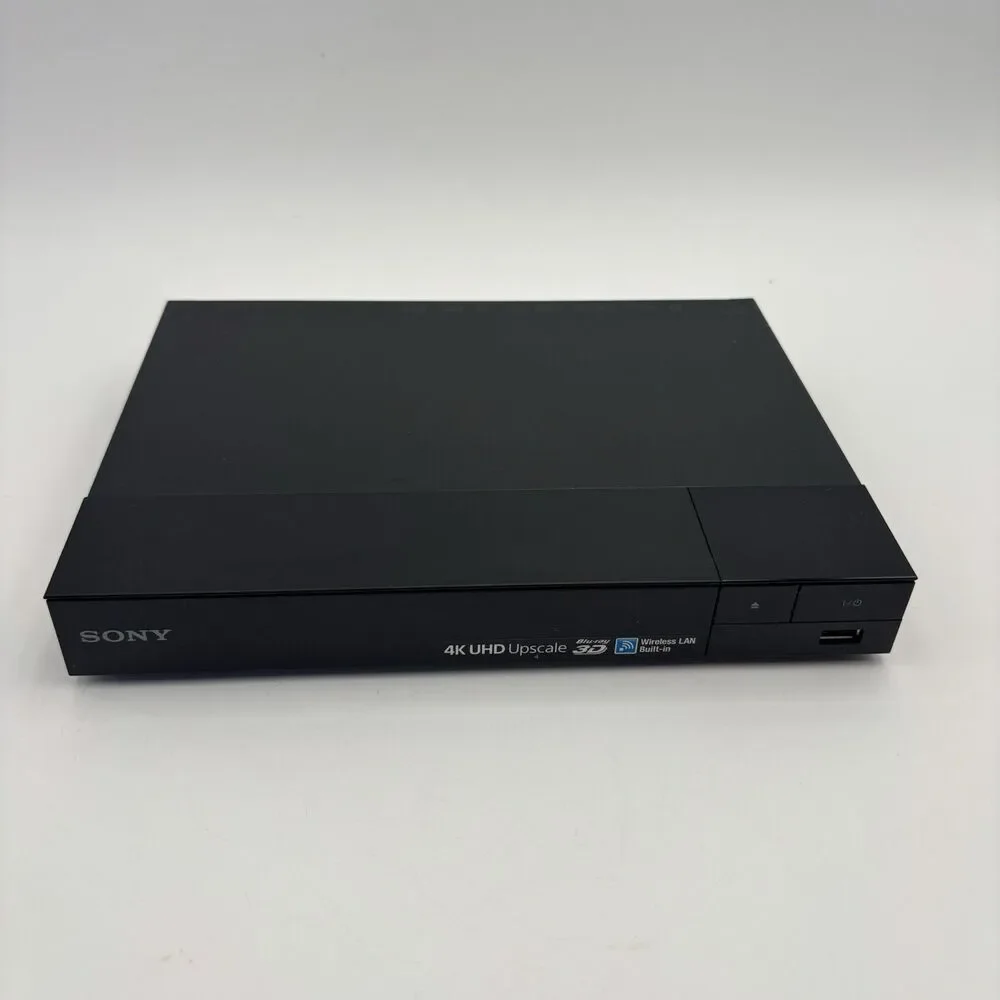 Sony BDP-S6500 4K Upscaling 3D Blu-ray DVD Player WiFi Tested Working NO REMOTE